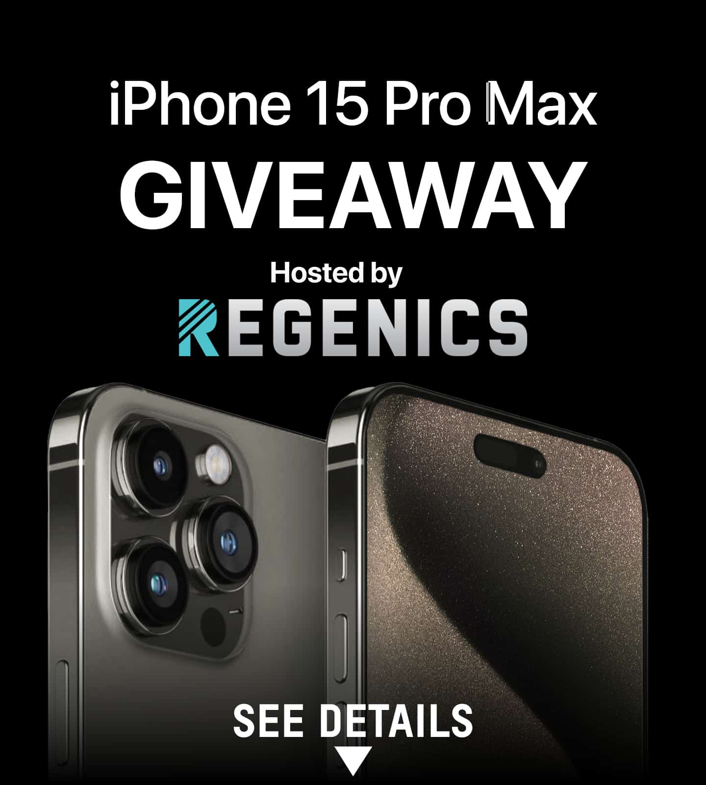 Enter for a chance to win the highly anticipated Iphone 15 Pro Max in our exclusive giveaway.